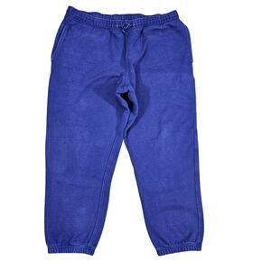 J.CREW SPORTSWEAR COTTON BLEND JOGGER SWEATPANTS – MEN’S LARGE – BLUE